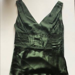 Philosophy Di Alberta Ferretti olive green top